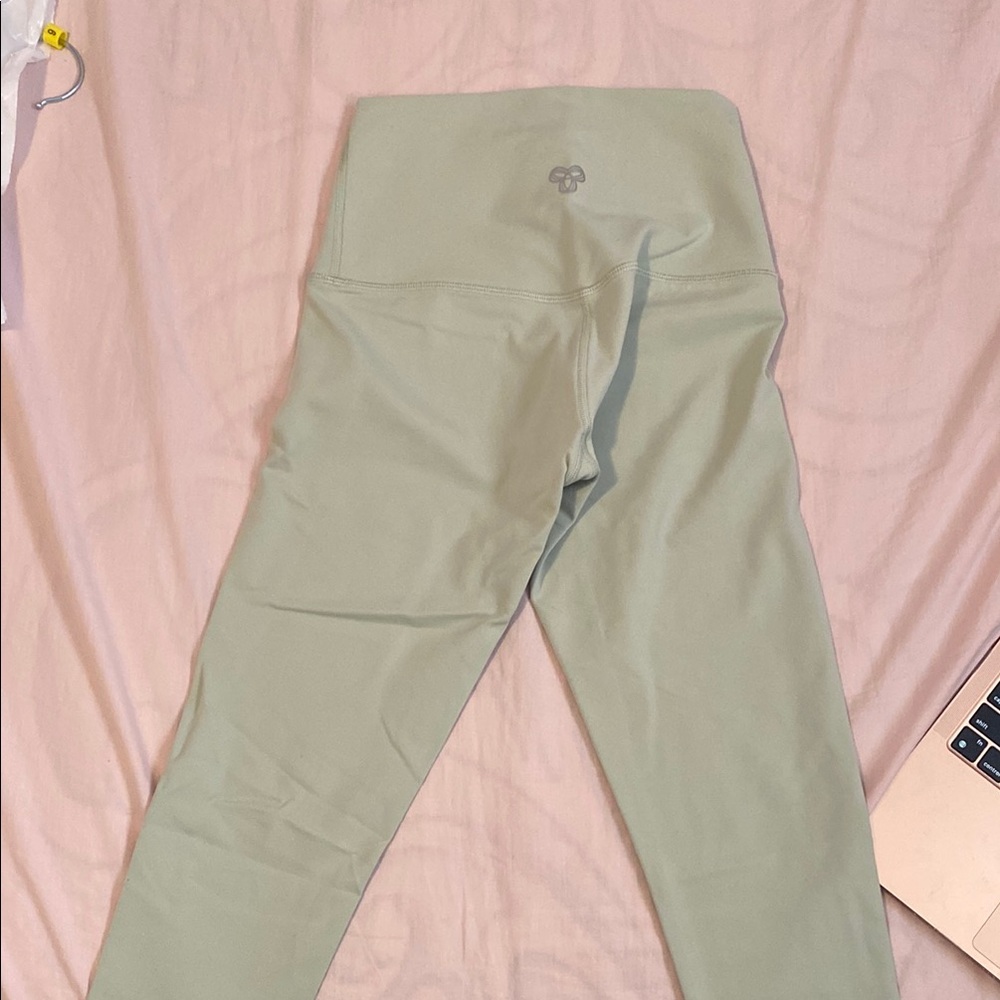 TNA Green Leggings High Waist Stretch